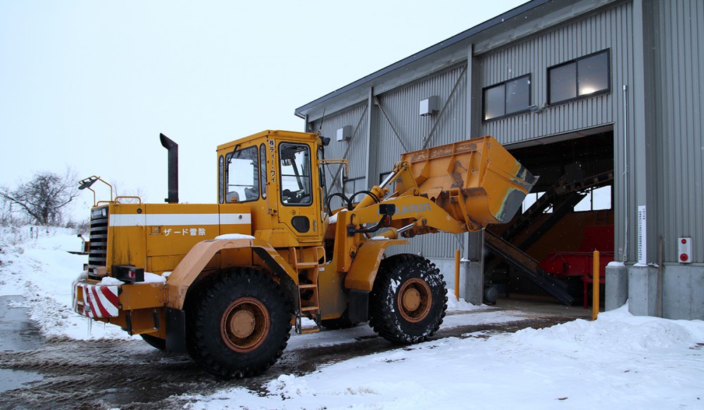 寒さに負けずおが粉工場フル稼働／TECHNICAL YIELD「株式会社ティー