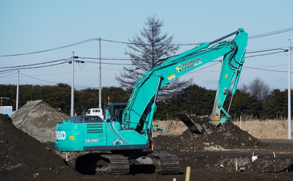 更別村「コムニ団地」の追加分譲地を整備中