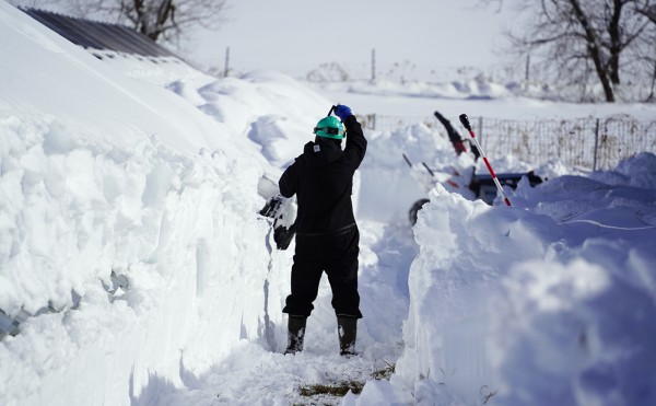【除雪作業】多くの人手を使って除雪作業をしています！
